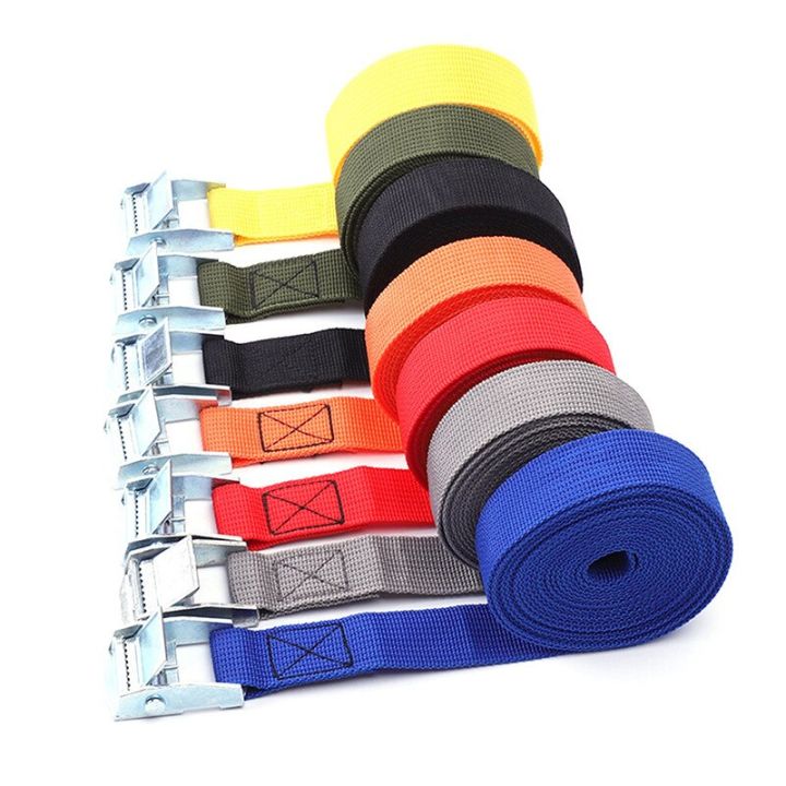 25MM*2M Zinc Alloy Pressure Buckle Pallet Cargo Straps Luggage Fixed ...