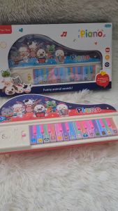เล่นเปียโนเด็ก เปียโนสวนสัตว์ ของเล่นเปียโนเด็ก ของเล่นเครื่องดนตรี ของเล่นมีเสียง คละสี มีขาตั้ง พร้อมส่ง (คุณประสบการณ์)