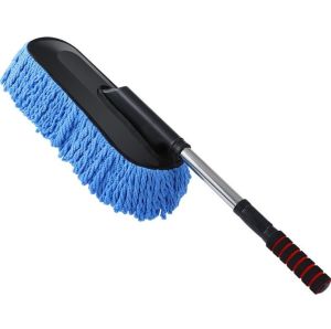 Car wash brush telescopic flat wax brush wax mop cleaning brush car duster dust brush mop 洗车拖把不伤车工具套装除尘掸子擦车工具汽车软毛刷家用车用车刷