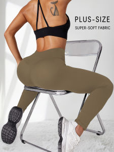 Plus Size Super Soft High Waisted Leggings for Women - Tummy Control Comfort Fit for Yoga Running and Casual Daily Wear