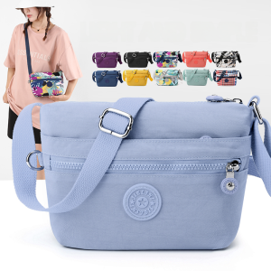 Lightweight Canvas Crossbody Bag Multi-Layer 2025 New Ladies Mobile Phone Bag Small Single Shoulder Bag Miniature Fashionable