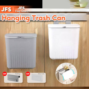 JFS Kitchen Trash Can With Cover: A Wall-Mounted Solution for Bathroom & Kitchen