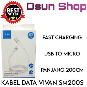 KABEL DATA VIVAN SM200S Micro Usb QUICK CHARGE 200cm