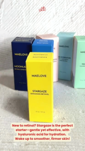 Maelove Stargaze Retinol Serum – Gentle for Beginners & Sensitive Skin Anti-Aging All Skin Types
