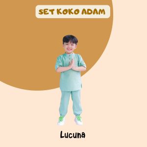 Setelan Anak Koko Adam Lucuna Linen Tosca 1-5th
