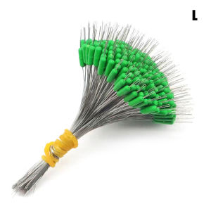 300pcs Oval Silicon Fishing Bobber Stopper Space Bean Connector Fishing Line Resistance Tackle Accessories