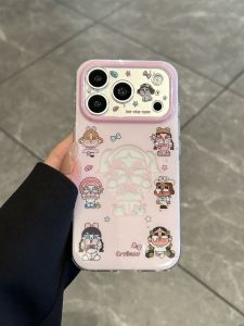 SENBO | Protective Pink Cutout Creative Baby Design Phone Case for iPhone