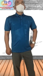 Áo thun nam ngắn tay cổ bẻ . Áo polo ép vân SPORTSco giản đa chiều co dãn cực kỳ sang trọng lịch lãm T&t_stre08