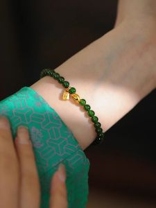 Luxury New Chinese Style Green Jade Bracelet