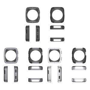 Amazfit hoạt động 2 vuông Smartwatch vỏ lưng kim loại TPU bảo vệ trường hợp với chống dấu vân tay và chống bụi các tính năng