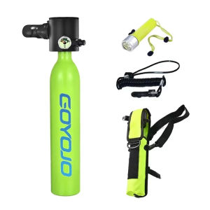 Mini Diving Cylinder Refillable Scuba Tank with 0.5L Capacity Scuba Tank with 5-10 Minutes Underwater Diving Gear for Dive