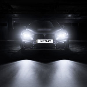 Infitary H7 H4 LED ไฟหน้ารถ 6500K ไฟตัดหมอกอัตโนมัติ H11 H1 9005 9006 หลอดไฟ CSP 3570 แสงสีขาวชุดอุปกรณ์เสริมสําหรับซ่อม