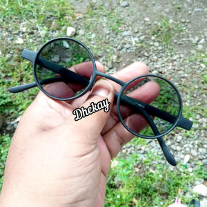 YOI 3021 - Kacamata Boboho Bluecromik Ukuran Minus Tinggi Bisa Castem Sesuai Resep -6 -5 -4 -3 -2 -1 Frame Bulat Bahan Full Plastik Lentur Dan Ringan Lensa Anti radiasi