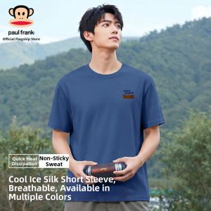 Paul Frank | Summer Cool Ice Silk Short Sleeve T-shirt Teen Loose