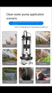 304 Stainless steel high power pump high lift pump Suction pump Clean water pump  Submersible pump