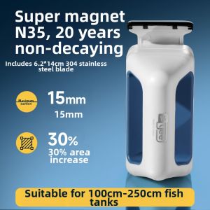Yee | Magnetic Algae Scraper Dual-Sided Aquarium Cleaner