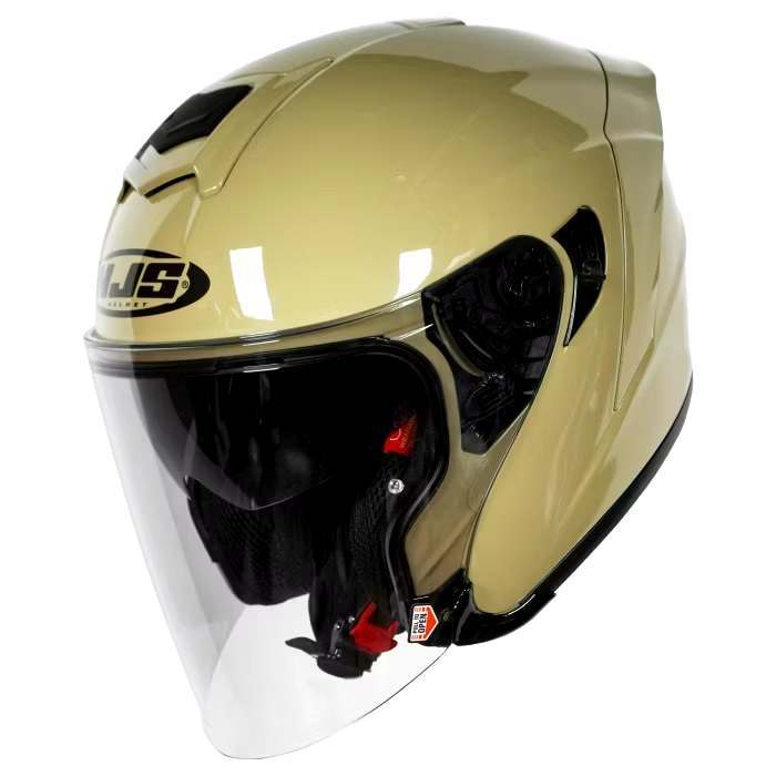 Helm KAIROZ DV SOLID Original Helm Half Face Kairoz Double Visor