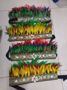 aksesoris mahkota bulu bulu