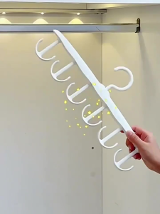 12 Hook Plastik Serbaguna Tas Ikat Pinggang/Kait Gantungan Baju Anti Slip - GP MALL