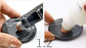 ICONSIGN Eyebrush & Eyebrow Tint Kit Waterproof Quick-drying Eyebrow Brush Brow&Lashes