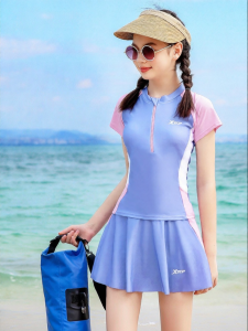 XTEP | Conservative Two-Piece Swimsuit for Girls