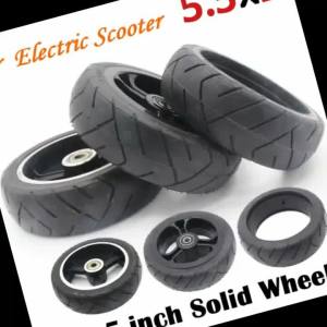 NEW 5.5 Inch 6 Inch Solid Wheel 5.5x2 Fast Wheel F0JackhotNes Carbon Fiber Scooter 5.5*2 Solid Tire Alloy/Plastic Wheel