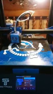 Mô Hình Rồng In 3D Có Thể Điều Chỉnh Dáng Trang Trí Hồ Cá Bàn Làm Việc Tiểu Cảnh Rồng 3D Khớp Động Linh Hoạt