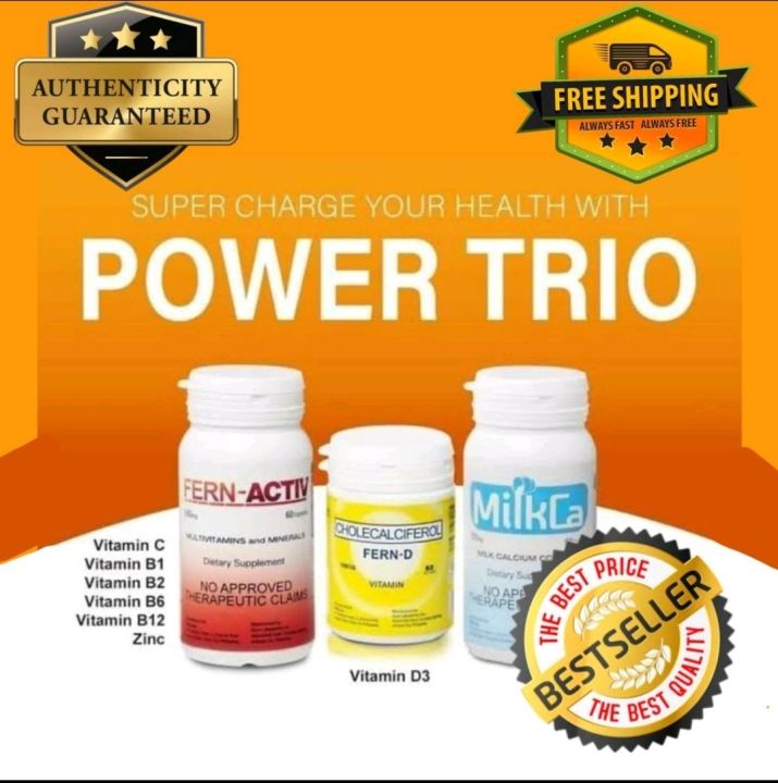 IFERN POWER TRIO FERND 120's and FERN D 60's , FERN ACTIV 60caps AND