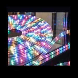 10M LED Water Pipe Light Flat Three‑Wire IP65 Waterproof Flexible Strip Light for Christmas lights