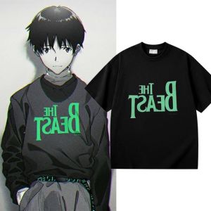 Áo Thun Cotton Dài Tay in Họa Tiết Hoạt Hình Dành Cho Nam Và Nữ Thường Ngày Mùa Đông 2023 Phong Cách Hip Hop Dáng Rộng