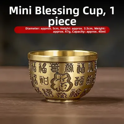 Buddhist Offering Brass Water Cup