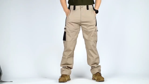 【FREE BELT】 Mens Tactical Cargo Pants Outdoor Hiking Camping Pants Waterproof Loose Casual Trousers