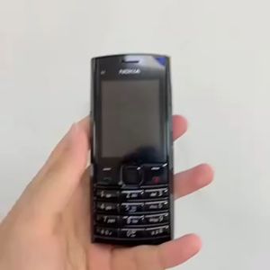 สำหรับ Nokia X2-02โทรศัพท์มือถือคีย์บอร์ดซิมคู่ปลดล็อคแบบดั้งเดิมซิมวิทยุสื่อสารสองซิม