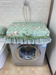 Vỏ Bọc Máy Giặt Vải Ren Tự Động Vỏ Bọc Tủ Lạnh Vỏ Bọc Bàn Trà Vỏ Bọc Bàn Tròn Vỏ Bọc Tủ Quần Áo Vỏ Bọc Máy Giặt Bằng Vải