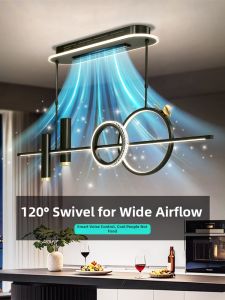 OSIZA | Modern Minimalist Invisible Luxury Fan Light Combination