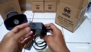 modul sirine patwal landun tombol slim aux mic 60 watt