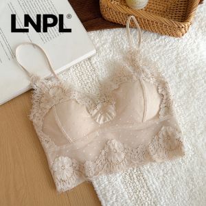 White Lingerie-style Backless Padded Camisole