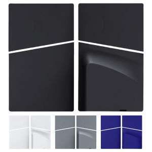 High-Quality Replacement Faceplate for PS5 Slim Disc Edition Gaming Console ABS Shell Cover
