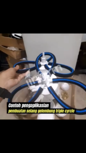 JIRIFARM - Paket Aerator+Pemberat Selang Gelembung Triple Circle 16 mm 1 Meter