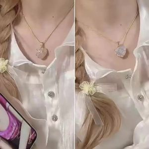 Thời Trang Nữ Hoạt Hình Công Chúa Trái Tim Vòng Cổ Dây Kim Loại Dây Kim Loại Hình Trái Tim Xương Đòn Dây Xích Rắn Trang Sức Độc Đáo