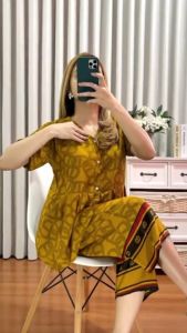 Homedress/ Setelan Babydol/ Setealn Celan Panjang/ Set Tunik