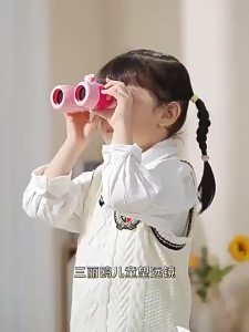 Sanrio Kids Telescope Outdoor Science Experiment Toy For Children Kuromi Melody Binocular Telescope