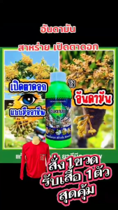 อันดามัน สาหร่ายทะเลเข้มข้น ประกอบด้วย ไซโตไคนิน+อ๊อกซิน+จิ๊บเบอเรลลิน+อมิโน+โปรตีน ช่วยกระตุ้นการแตกตาดอก ดอกสมบูรณ์ เกสรแข็งแรง ติดผลดี