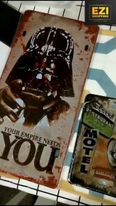 💥READY STOCK💥15x30cm Multiple Design Metal Sign Plates Number Vintage Poster Art Tin Plate Wall Deco for Home Cafe Bar Restaurant