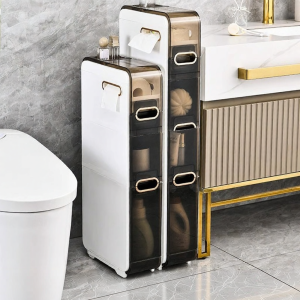 Waterproof Bathroom Floor-standing Storage Cabinet 15cm
