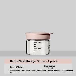 youqin | Steamable High-temperature Resistant Yen-nest Flower Jelly Dedicated Bottle