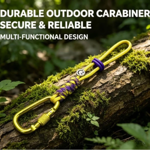 Braided Paracord Lanyard Quick Hook Buckle D-Shaped Carabiner Water Bottle Pendant Outdoor Backpack Accessory