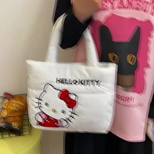 Sanrio | Cute Cartoon Plush Bag Handbag Single Shoulder Crossbody Bag Soft Stuffed Doll Bag for Girls Daily Travel