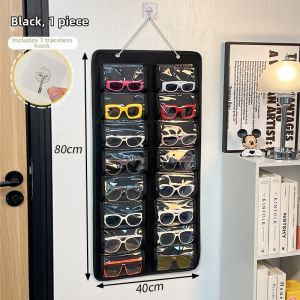 QIOEROUL | Dustproof Multicompartment Anti-pressure Glasses Storage Bag