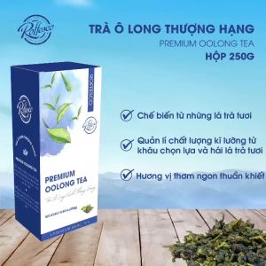 TRÀ Ô LONG XANH THƯỢNG HẠNG ROFFESCO - PREMIUM OOLONG TEA Hương Vị Thanh Mát Thơm Ngon Thuần Khiết Hộp 250g